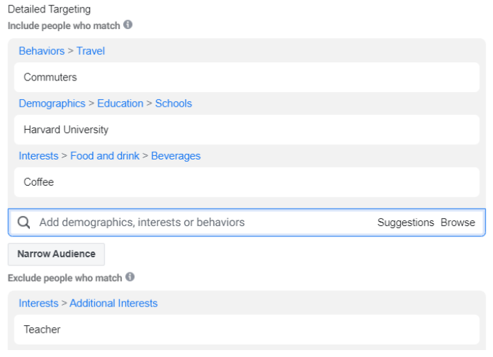 Facebook Ads Detailed Targeting Changes Preview